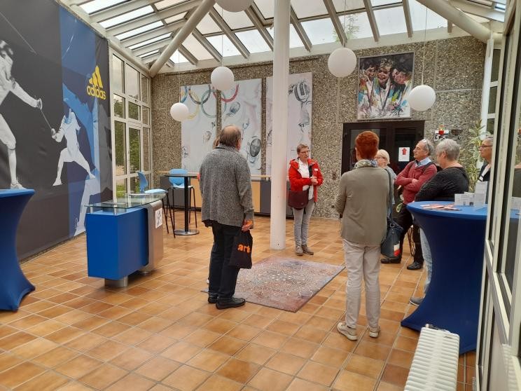 Besuch im Fechtzentrum